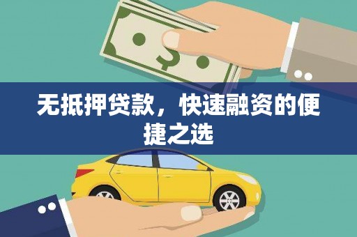 田家庵无抵押贷款，快速融资的便捷之选