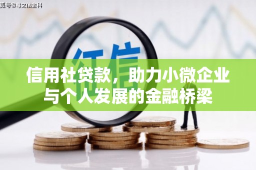 田家庵信用社贷款，助力小微企业与个人发展的金融桥梁