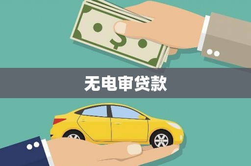 田家庵无电审贷款
