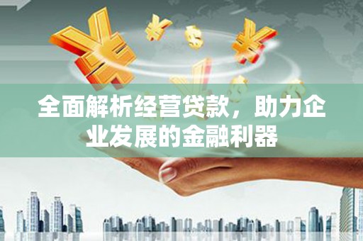 田家庵全面解析经营贷款，助力企业发展的金融利器