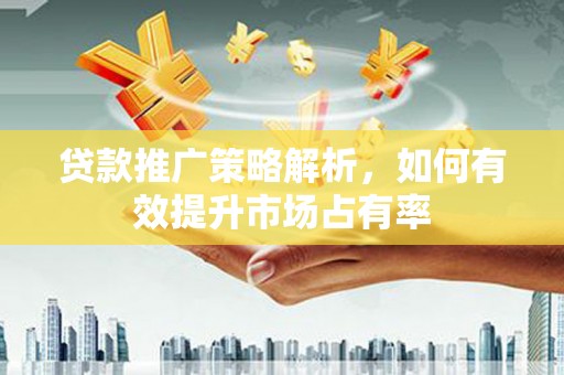田家庵贷款推广策略解析，如何有效提升市场占有率