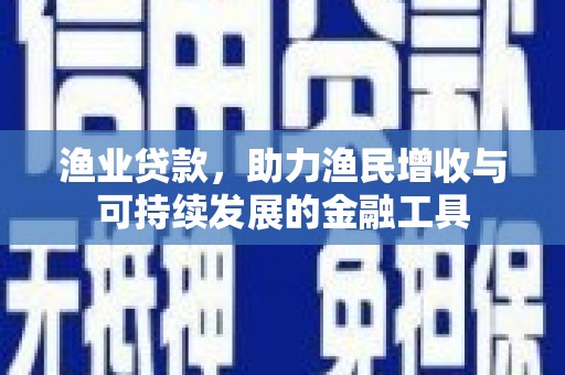 田家庵渔业贷款，助力渔民增收与可持续发展的金融工具