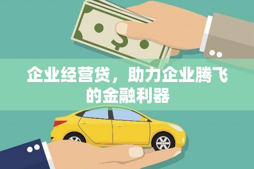 田家庵企业经营贷，助力企业腾飞的金融利器