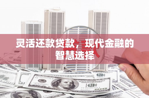田家庵灵活还款贷款，现代金融的智慧选择
