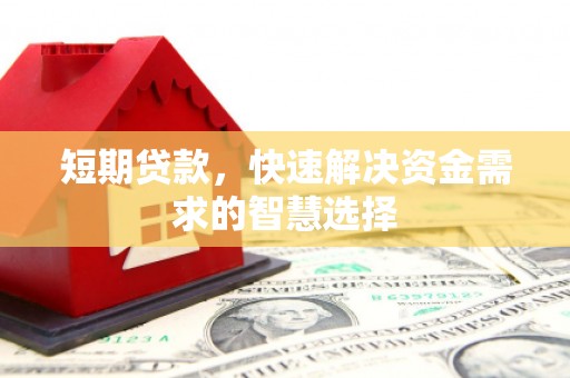 田家庵短期贷款，快速解决资金需求的智慧选择