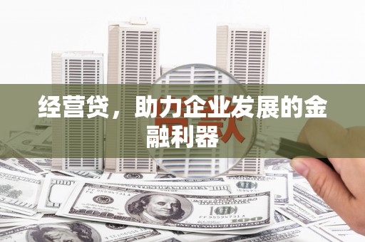 田家庵经营贷，助力企业发展的金融利器