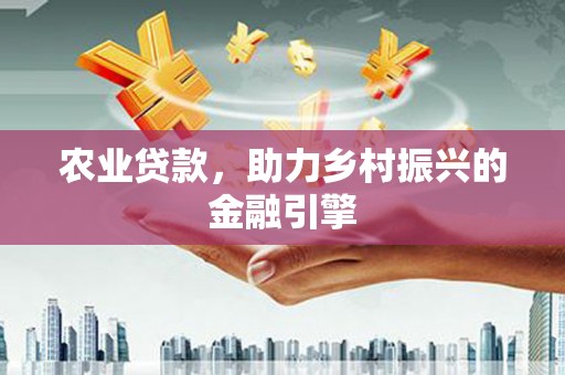 田家庵农业贷款，助力乡村振兴的金融引擎
