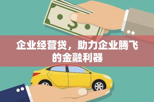 田家庵企业经营贷，助力企业腾飞的金融利器