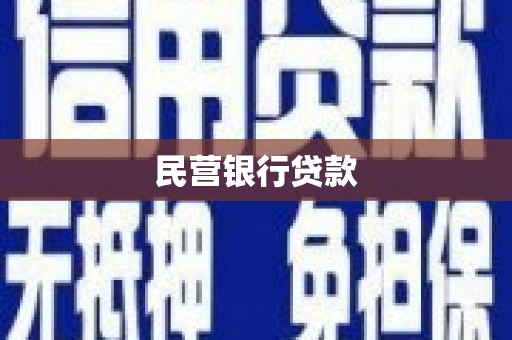 田家庵民营银行贷款