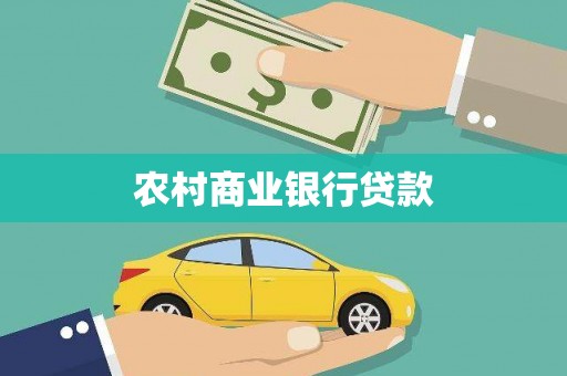 田家庵农村商业银行贷款