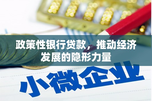 田家庵政策性银行贷款，推动经济发展的隐形力量