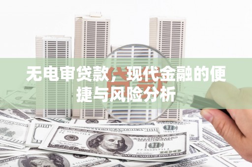 田家庵无电审贷款，现代金融的便捷与风险分析