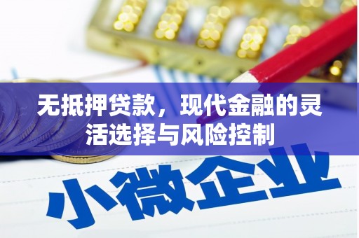 田家庵无抵押贷款，现代金融的灵活选择与风险控制