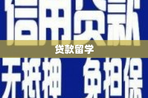 田家庵贷款留学