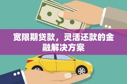 田家庵宽限期贷款，灵活还款的金融解决方案