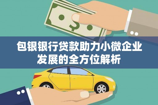 田家庵包银银行贷款助力小微企业发展的全方位解析