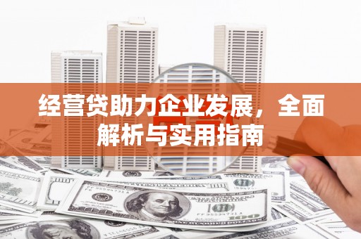 田家庵经营贷助力企业发展，全面解析与实用指南