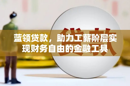 田家庵蓝领贷款，助力工薪阶层实现财务自由的金融工具