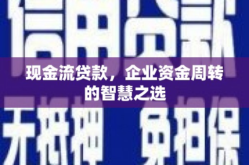 田家庵现金流贷款，企业资金周转的智慧之选