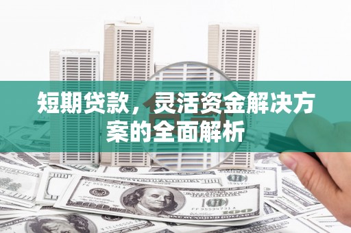 田家庵短期贷款，灵活资金解决方案的全面解析