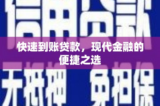 田家庵快速到账贷款，现代金融的便捷之选
