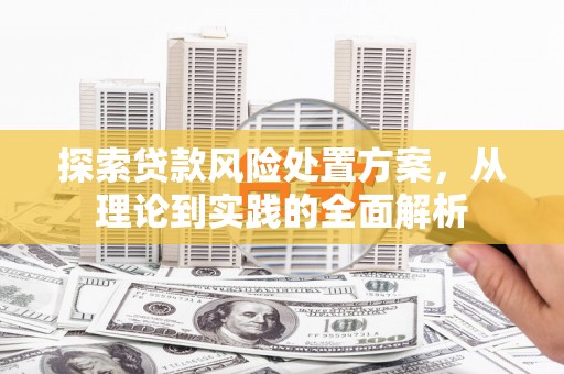 田家庵探索贷款风险处置方案，从理论到实践的全面解析