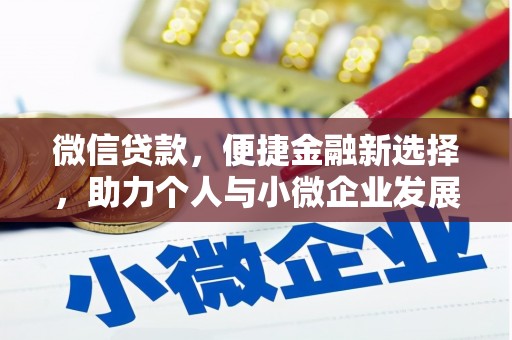 田家庵微信贷款，便捷金融新选择，助力个人与小微企业发展