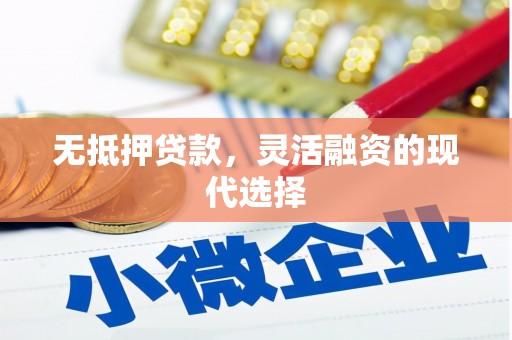 田家庵无抵押贷款，灵活融资的现代选择