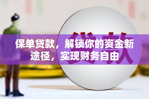 田家庵保单贷款，解锁你的资金新途径，实现财务自由