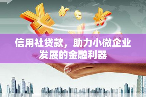 田家庵信用社贷款，助力小微企业发展的金融利器
