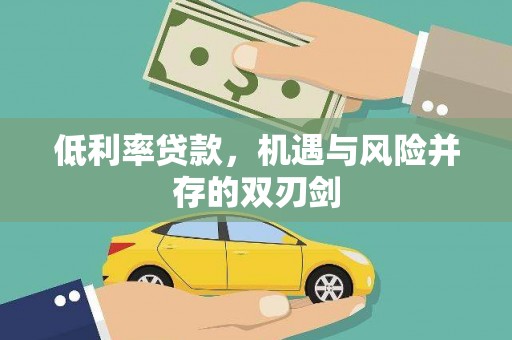 田家庵低利率贷款，机遇与风险并存的双刃剑