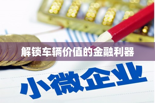 田家庵解锁车辆价值的金融利器