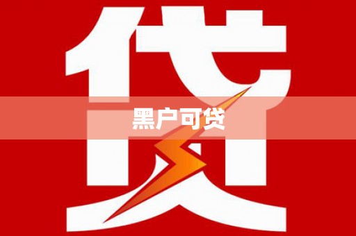 田家庵黑户可贷