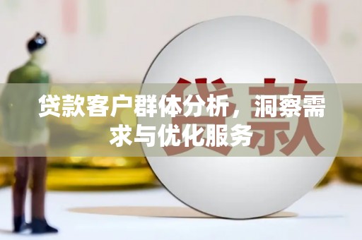 田家庵贷款客户群体分析，洞察需求与优化服务